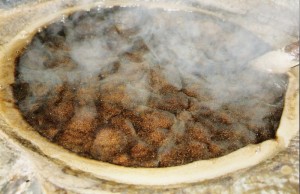 The mixture that will result on soap